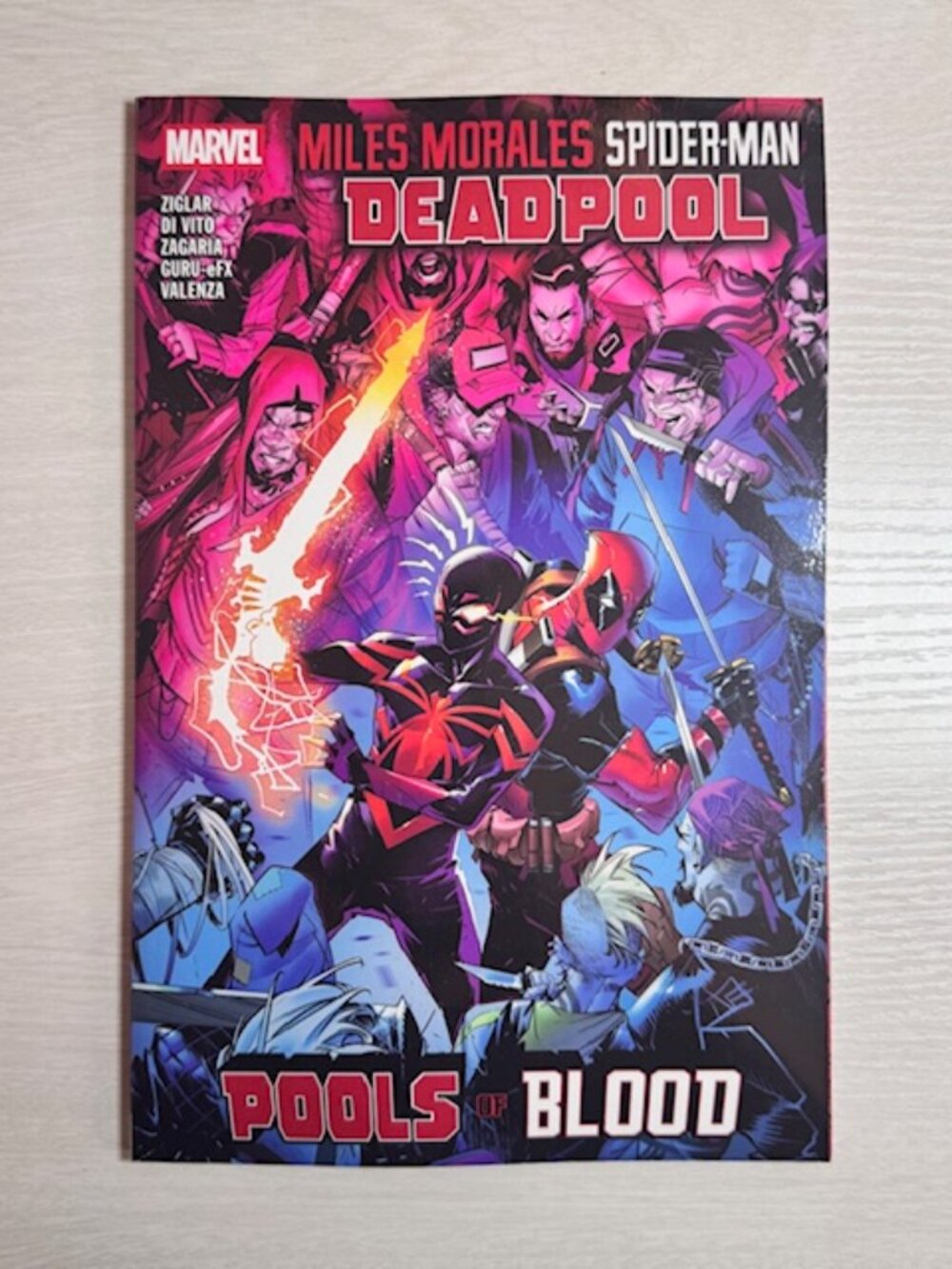 Miles Morales Spider-Man Deadpool-Pools of Blood Graphic Novel Paperback